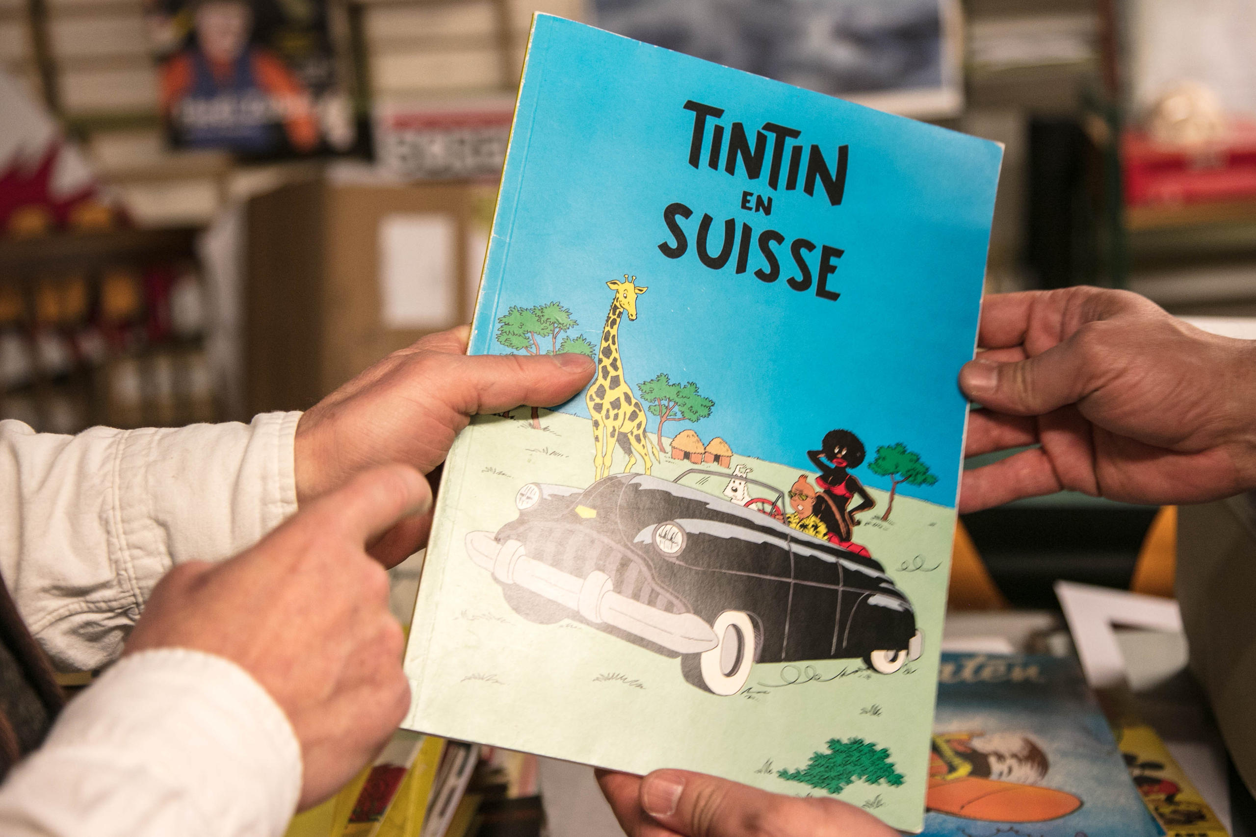 Pirate version of Tintin, published in Holland i n the 1980s.