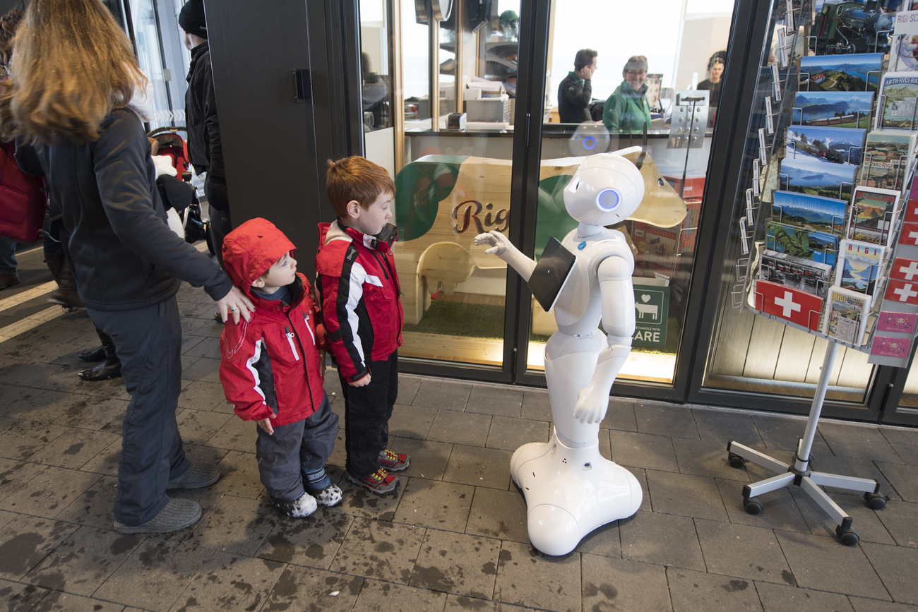 ロボットと子供