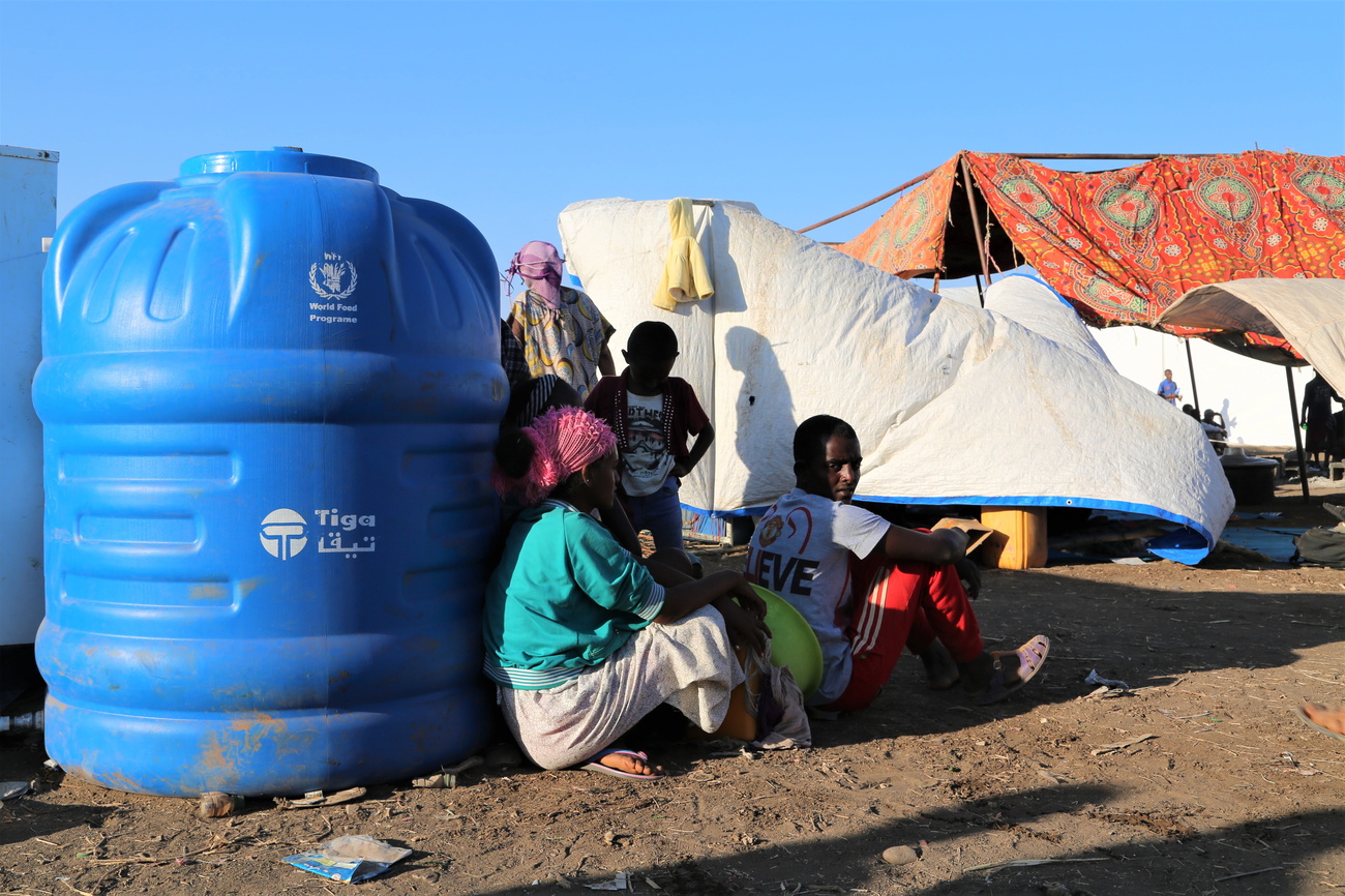 Des enfants dans un camp de réfugiés au Soudan
